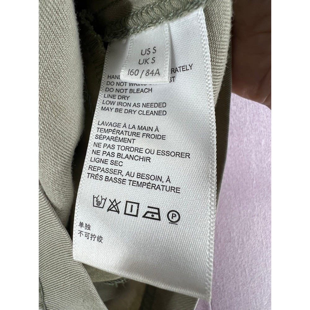 BDG Urban Outfitters Khaki Tan Utility Romper Long Sleeve Button Front Small - Picture 13 of 14